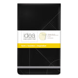 TOPS™ Idea Collective Journal Pad With Hard Cover, Wide-legal Rule, Black Cover, 120 Cream 5 X 8.25 Sheets freeshipping - TVN Wholesale 