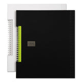 Oxford™ Idea Collective Professional Wirebound Hardcover Notebook, 1 Subject, Medium-college Rule, Black Cover, 11 X 8.5, 80 Sheets freeshipping - TVN Wholesale 