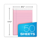 TOPS™ Prism + Colored Writing Pads, Wide-legal Rule, 50 Pastel Pink 8.5 X 11.75 Sheets, 12-pack freeshipping - TVN Wholesale 