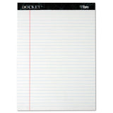 TOPS™ Docket Ruled Perforated Pads, Narrow Rule, 50 White 5 X 8 Sheets, 12-pack freeshipping - TVN Wholesale 