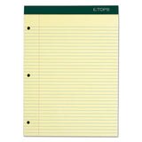 TOPS™ Double Docket Ruled Pads With Extra Sturdy Back, Wide-legal Rule, 100 White 8.5 X 11.75 Sheets freeshipping - TVN Wholesale 