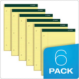 TOPS™ Double Docket Ruled Pads, Wide-legal Rule, 100 Canary-yellow 8.5 X 11.75 Sheets, 6-pack freeshipping - TVN Wholesale 