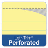 TOPS™ Double Docket Ruled Pads, Pitman Rule Variation (offset Dividing Line - 3" Left), 100 Canary 8.5 X 11.75 Sheets, 6-pack freeshipping - TVN Wholesale 