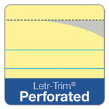 TOPS™ Docket Ruled Perforated Pads, Wide-legal Rule, 50 Canary-yellow 8.5 X 11.75 Sheets, 6-pack freeshipping - TVN Wholesale 