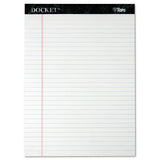 TOPS™ Docket Ruled Perforated Pads, Wide-legal Rule, 50 White 8.5 X 11.75 Sheets, 6-pack freeshipping - TVN Wholesale 