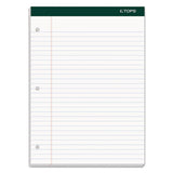 Double Docket Ruled Pads, Wide-legal Rule, 100 White 8.5 X 11.75 Sheets, 6-pack