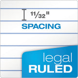 TOPS™ Docket Ruled Perforated Pads, Wide-legal Rule, 50 White 8.5 X 14 Sheets, 12-pack freeshipping - TVN Wholesale 