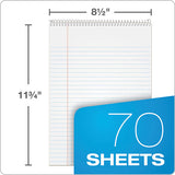 TOPS™ Docket Ruled Wirebound Pad With Cover, Wide-legal Rule, Blue Cover, 70 White 8.5 X 11.75 Sheets freeshipping - TVN Wholesale 