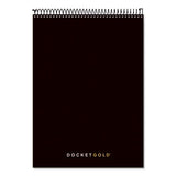 TOPS™ Docket Gold Planner Pad, Project-management Format, Medium-college Rule, Black Cover, 70 White 8.5 X 11.75 Sheets freeshipping - TVN Wholesale 