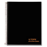 TOPS™ Jen Action Planner, 1 Subject, Narrow Rule, Black Cover, 8.5 X 6.75, 100 Sheets freeshipping - TVN Wholesale 