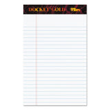 TOPS™ Docket Gold Ruled Perforated Pads, Narrow Rule, 50 White 5 X 8 Sheets, 12-pack freeshipping - TVN Wholesale 