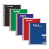 Oxford™ Coil-lock Wirebound Notebooks, 3-hole Punched, 5 Subject, Medium-college Rule, Randomly Assorted Covers, 11 X 8.5, 200 Sheets freeshipping - TVN Wholesale 