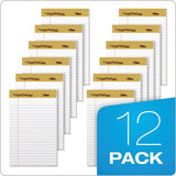 TOPS™ "the Legal Pad" Plus Ruled Perforated Pads With 40 Pt. Back, Narrow Rule, 50 White 5 X 8 Sheets, Dozen freeshipping - TVN Wholesale 