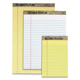 Second Nature Recycled Ruled Pads, Wide-legal Rule, 50 White 8.5 X 11.75 Sheets, Dozen