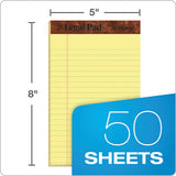 TOPS™ "the Legal Pad" Ruled Perforated Pads, Narrow Rule, 50 Canary-yellow 5 X 8 Sheets, Dozen freeshipping - TVN Wholesale 