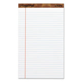 TOPS™ "the Legal Pad" Ruled Perforated Pads, Wide-legal Rule, 50 White 8.5 X 11.75 Sheets freeshipping - TVN Wholesale 
