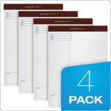 TOPS™ Docket Gold Planning Pads, Project-management Format, Quadrille Rule (4 Sq-in), 40 White 8.5 X 11.75 Sheets, 4-pack freeshipping - TVN Wholesale 
