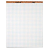 Easel Pads, Quadrille Rule (1 Sq-in), 50 White 27 X 34 Sheets, 4-carton