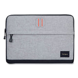 Targus® Strata Neoprene Laptop Sleeve, For 13.3" Laptops, 14 X 2 X 10.25, Pewter-black freeshipping - TVN Wholesale 