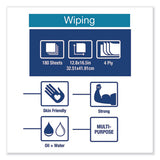 Tork® Industrial Paper Wiper, 4-ply, 12.8 X 16.5, Blue, 180-carton freeshipping - TVN Wholesale 