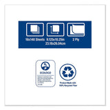 Tork® Windshield Towel, 9.13 X 10.25, Blue, 140-pack, 16 Packs-carton freeshipping - TVN Wholesale 