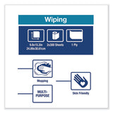 Tork® Paper Wiper Plus, 9.8 X 15.2, White, 300-roll, 2 Rolls-carton freeshipping - TVN Wholesale 