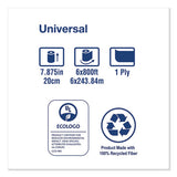 Tork® Universal Hardwound Roll Towel, 7.88" X 800 Ft, Natural, 6-carton freeshipping - TVN Wholesale 