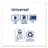 Tork® Universal Jumbo Bath Tissue, Septic Safe, 2-ply, White, 3.48" X 1,000 Ft, 12-carton freeshipping - TVN Wholesale 