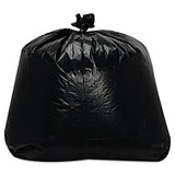 Trinity Plastics Low-density Can Liners, 56 Gal, 1.6 Mil, 43" X 47", Black, 100-carton freeshipping - TVN Wholesale 