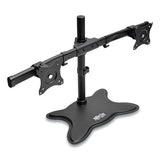 Tripp Lite Dual Desktop Monitor Stand, For 13" To 27" Monitors, 31.69" X 10" X 18.11", Black, Supports 26 Lb freeshipping - TVN Wholesale 