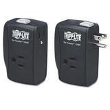 Tripp Lite Protect It! Portable Surge Protector, 2 Outlets, Direct Plug-in, 1050 Joules freeshipping - TVN Wholesale 