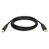 Tripp Lite Usb 2.0 A-b Cable (m-m), 10 Ft., Black freeshipping - TVN Wholesale 