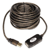 Tripp Lite Usb 2.0 Active Extension Cable, A To A (m-f), 16 Ft., Black freeshipping - TVN Wholesale 