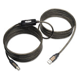 Tripp Lite Usb 2.0 Active Repeater Cable, A To B (m-m), 25 Ft., Black freeshipping - TVN Wholesale 