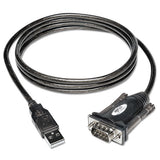 Tripp Lite Usb-a To Serial Adapter Cable, Db9 (m-m), 5 Ft., Black freeshipping - TVN Wholesale 