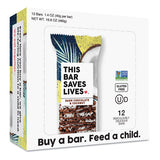 THIS BAR SAVES LIVES™ Snackbars, Dark Chocolate And Peanut Butter, 1.4 Oz, 12-box freeshipping - TVN Wholesale 