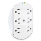 360 Electrical Loft Surge Protector, 6 Ac Outlets, 900 J, White freeshipping - TVN Wholesale 