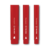 TRU RED™ Permanent Marker, Pen-style, Fine Bullet Tip, Red, Dozen freeshipping - TVN Wholesale 