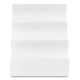 TRU RED™ Plastic Incline Mail Sorter, 3 Sections, Letter Size Files, 6.3 X 6.3 X 5.5, White freeshipping - TVN Wholesale 