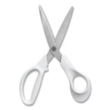 TRU RED™ Stainless Steel Scissors, 8" Long, 3.58" Cut Length, Assorted Straight Handles, 2-pack freeshipping - TVN Wholesale 