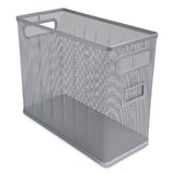 TRU RED™ Wire Mesh Box-style Vertical Document Organizer, 1 Section, Letter-size, 5.79 X 12.4 X 10.16, Silver freeshipping - TVN Wholesale 