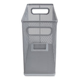 TRU RED™ Wire Mesh Box-style Vertical Document Organizer, 1 Section, Letter-size, 5.79 X 12.4 X 10.16, Silver freeshipping - TVN Wholesale 