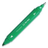 TRU RED™ Permanent Marker, Pen-style Twin-tip, Extra-fine-fine Bullet-needle Tips, Green, Dozen freeshipping - TVN Wholesale 