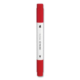 TRU RED™ Dry Erase Marker, Tank-style Twin-tip, Fine-medium Bullet-chisel Tips, Red, 4-pack freeshipping - TVN Wholesale 