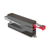 TRU RED™ Premium Desktop Half Strip Stapler, 30-sheet Capacity, Gray-black freeshipping - TVN Wholesale 