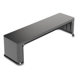TRU RED™ Plastic Desk Shelf, 26 X 7.2 X 6.6, Black freeshipping - TVN Wholesale 