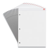TRU RED™ Notepads, Dotted Rule, 50 White 8.5 X 11.75 Sheets, 12-pack freeshipping - TVN Wholesale 