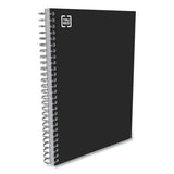 TRU RED™ Three-subject Notebook, Medium-college Rule, Black Cover, 9.5 X 5.88, 138 Sheets freeshipping - TVN Wholesale 