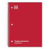 TRU RED™ One-subject Notebook, Medium-college Rule, Assorted Covers, 10.5 X 8, 70 Sheets, 3-pack freeshipping - TVN Wholesale 