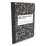 TRU RED™ Composition Notebook, Medium-college Rule, Black Marble Cover, 9.75 X 7.5, 100 Sheets, 4-pack freeshipping - TVN Wholesale 